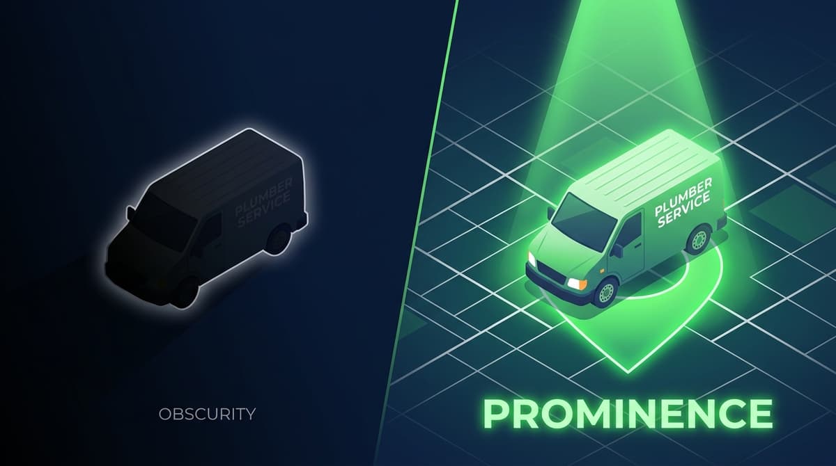 Search visibility transformation for plumbers South East Melbourne ranking page one organically